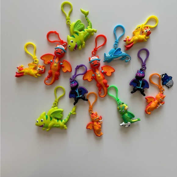 american heart association Other - AHA American Heart Association Colorful Dragon Keychain Set Kids Heart Challenge